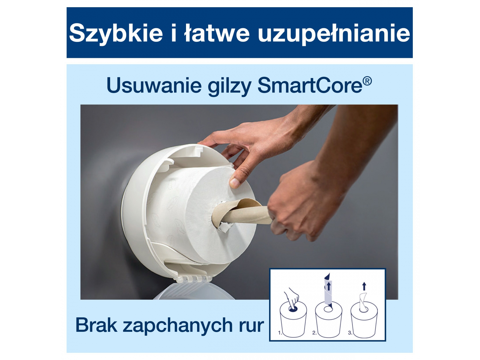 Papier toaletowy Tork 472193 Premium T9 SmartOne